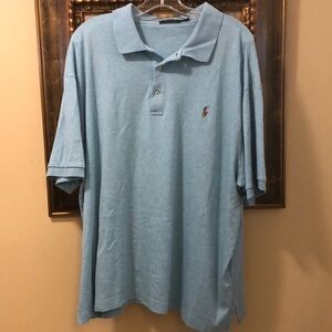 🏇Polo Ralph Lauren Classic Soft Cotton Jersey 3-button embroidered logo shirt